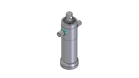 3066F -TELESCOPISK CYLINDER STANDARD/HUL 4 TRIN SLAG 1190 DIAMETER 112