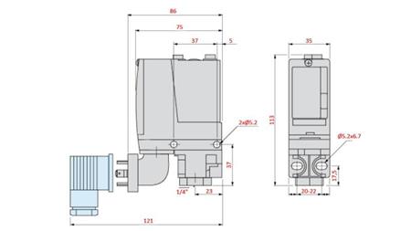 DOBBELT JUSTERBAR TRYKSWITCH 20-300BAR XMLB300D2C11