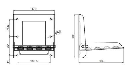 FOLDING TRIN TIL TRAILER GALVANISERET