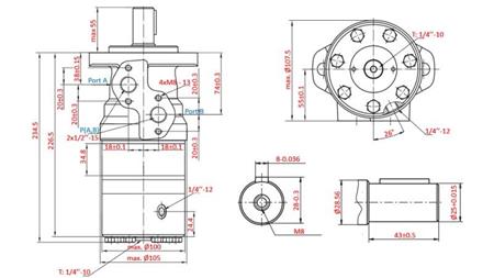 HIDROMOTOR B/MR 200 - Z ZAVORO
