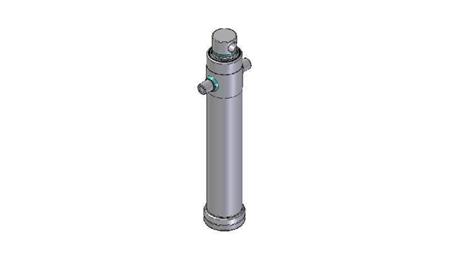 4028F -TELESCOPISK CYLINDER STANDARD/HUL 2 TRIN BEVÆGELSE 1195 DIAMETER 124