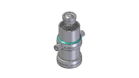 5000S -TELESCOPISK CYLINDER STANDARD/BALL 5 TRIN SLAG 1295 DIAMETER 170