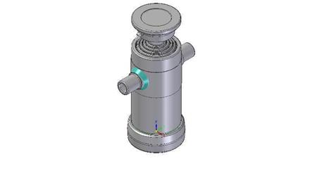5020S -TELESCOPISK CYLINDER STANDARD/KUGLE 5 TRIN SLAG 680 DIAMETER 112