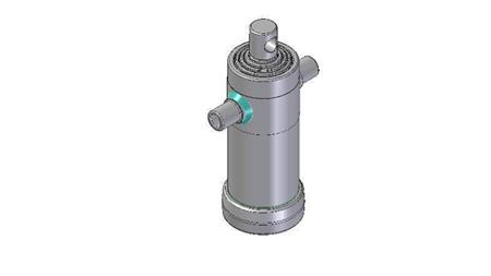 5022F -TELESCOPISK CYLINDER STANDARD/HUL 5 TRIN BEVÆGELSE 1030 DIAMETER 112