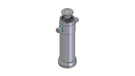 6012S -TELESCOPISK CYLINDER STANDARD/BOLD 6 TRIN SLAG 2977 DIAMETER 152