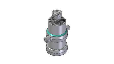 6020S - TELESCOPISK CYLINDER STANDARD/KUGLE 6 TRIN SLAG 1465 DIAMETER 170