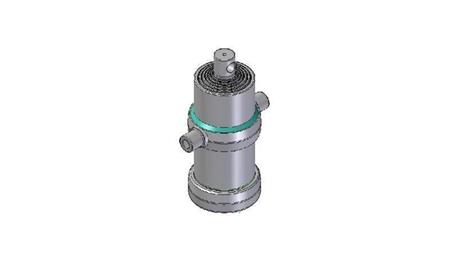 6022F -TELESCOPISK CYLINDER STANDARD/HUL 6 TRIN BEVÆGELSE 2245 FI 170