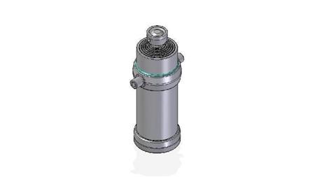 7055S -TELESCOPISK CYLINDER STANDARD/BALL 7 TRIN SLAG 3395 DIAMETER 215