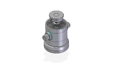 7061S -TELESCOPISK CYLINDER STANDARD/BALL 7 TRIN REJSE 1687 DIAMETER 270