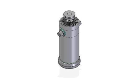 7091S -TELESCOPISK CYLINDER STANDARD/KUGLE 7 TRIN BEVÆGELSE 4355 DIAMETER 300