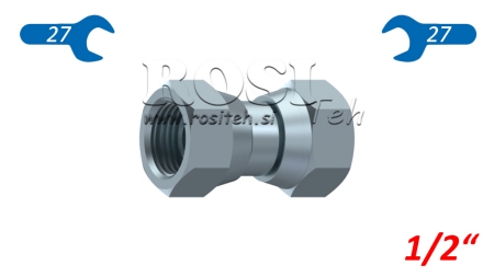 HYDRAULISK DOBBEL SVENDEMØTRIK 1/2