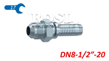 HYDRAULISK FORBINDELSE AGJ JIC74° HANN DN8-1/2”-20
