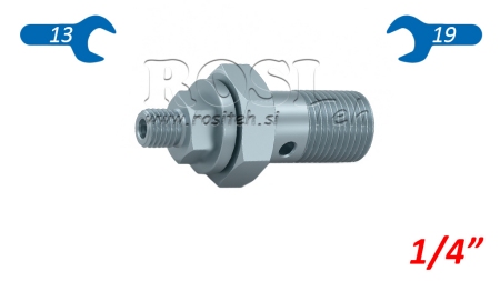 HYDRAULISK DÆMPNING HULSKRUVE 1/4