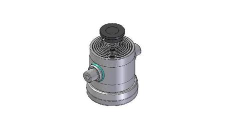 9029S -TELESCOPISK CYLINDER STANDARD/KUGLE 9 TRIN BEVÆGELSE 1897 DIAMETER 270
