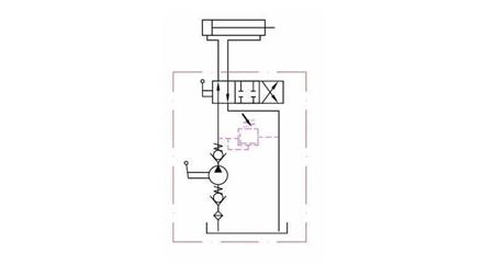 HÅNDPUMPE 12CC -DD- DUBBEL RETNING - dimensioner