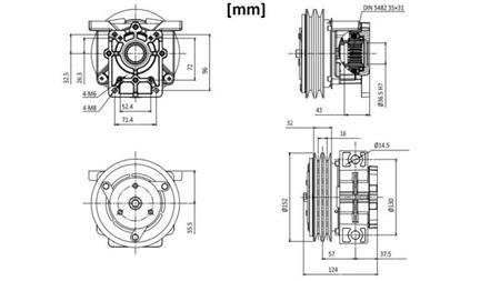EL. MAGNETNA SKLOPKA 12V ZA ČRPALKO GR.2 dimenzije