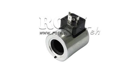 ELEKTROMAGNETISK SPOLE 24V DC TIL CETOP VENTIL - fi 30mm-53mm 29W