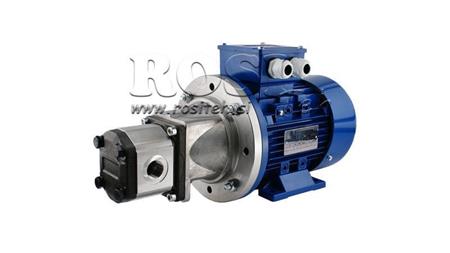 HYDRAULISK PUMPE SAMMENSÆTNING GRUPPE 2 16 ccm ELEKTRISK MOTOR 3-fase - 5.5 KW (flow = 23 liter/min)