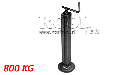 GEWINDE STØTTEBEN (HØJDE 760MM - SLAGLÆNGDE 430MM) - 800KG