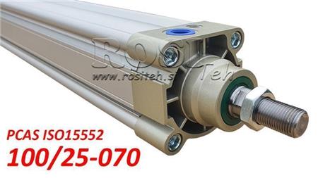 PNEUMATISK CYLINDER PCAS 100/25-070 BE ISO15552