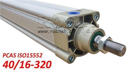 PNEUMATISK CYLINDER PCAS 40/16-320 BE ISO15552