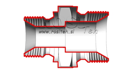 HYDRAULISK REDUCER BSP 3/8-M20X1,5