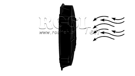 AXIAL VENTILATOR 190MM PUSHING 24V