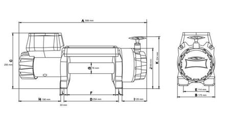 12 V ELEKTRIČNI VITEL DWH 15000 HD - 6803 kg
