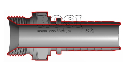 HYDRAULISK FORBINDELSE BSP HUN DN6-1/4