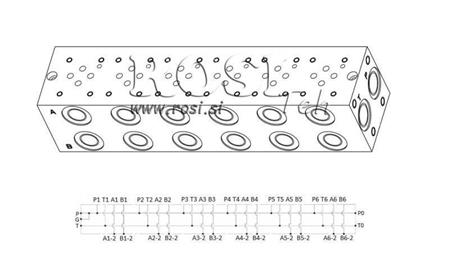 BUND CETOP3 NG6 6M