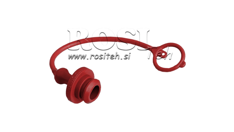 BESKYTTENDE GUMMIBEHÆNG RED - HAN QUICK COUPLINGS