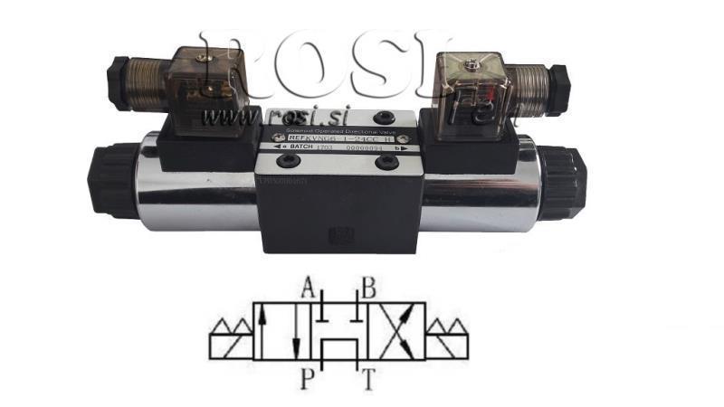 HYDRAULISK ELEKTROMAGNETISK VENTIL CETOP 3 12/24/230V N2