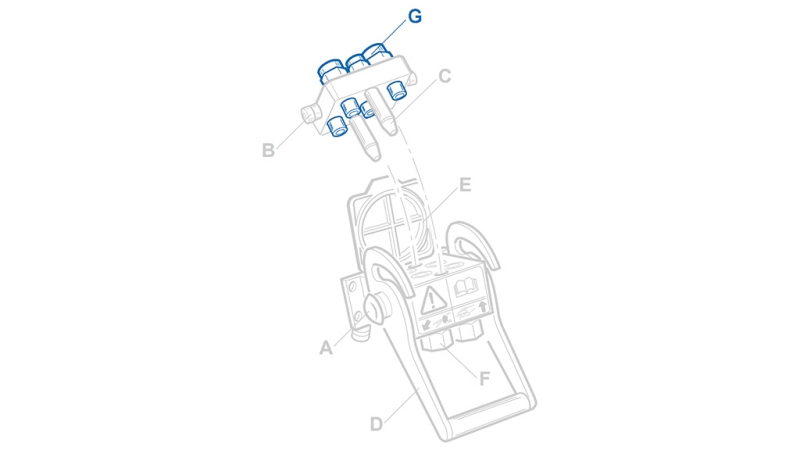 HAN HURTIGKOBLING TIL MULTI-FASTER 9/16 3PLK 3PLV B MOBIL DEL